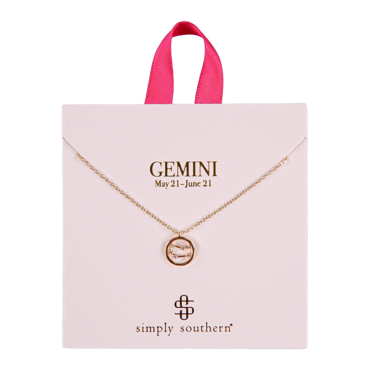 Simply Southern® Zodiac Necklace: Gemini