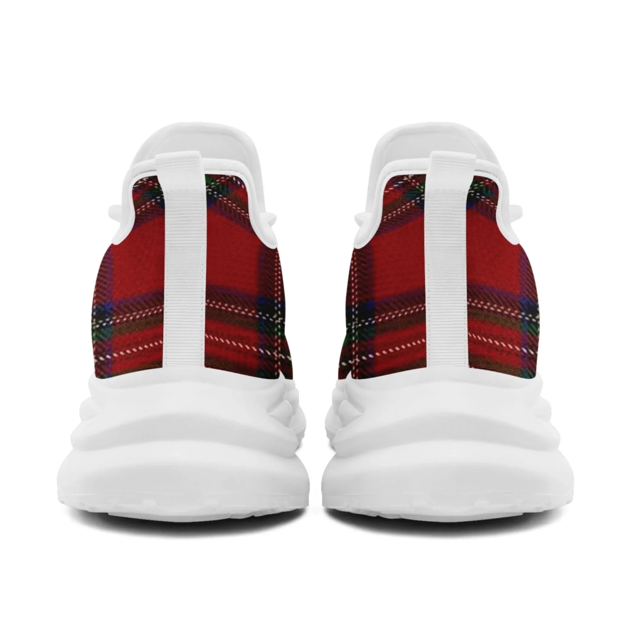 Personalized Scottish Design Sneakers, Custom Vintage Plaid Breathable Shoes, Unisex Scottish-Inspired Footwear