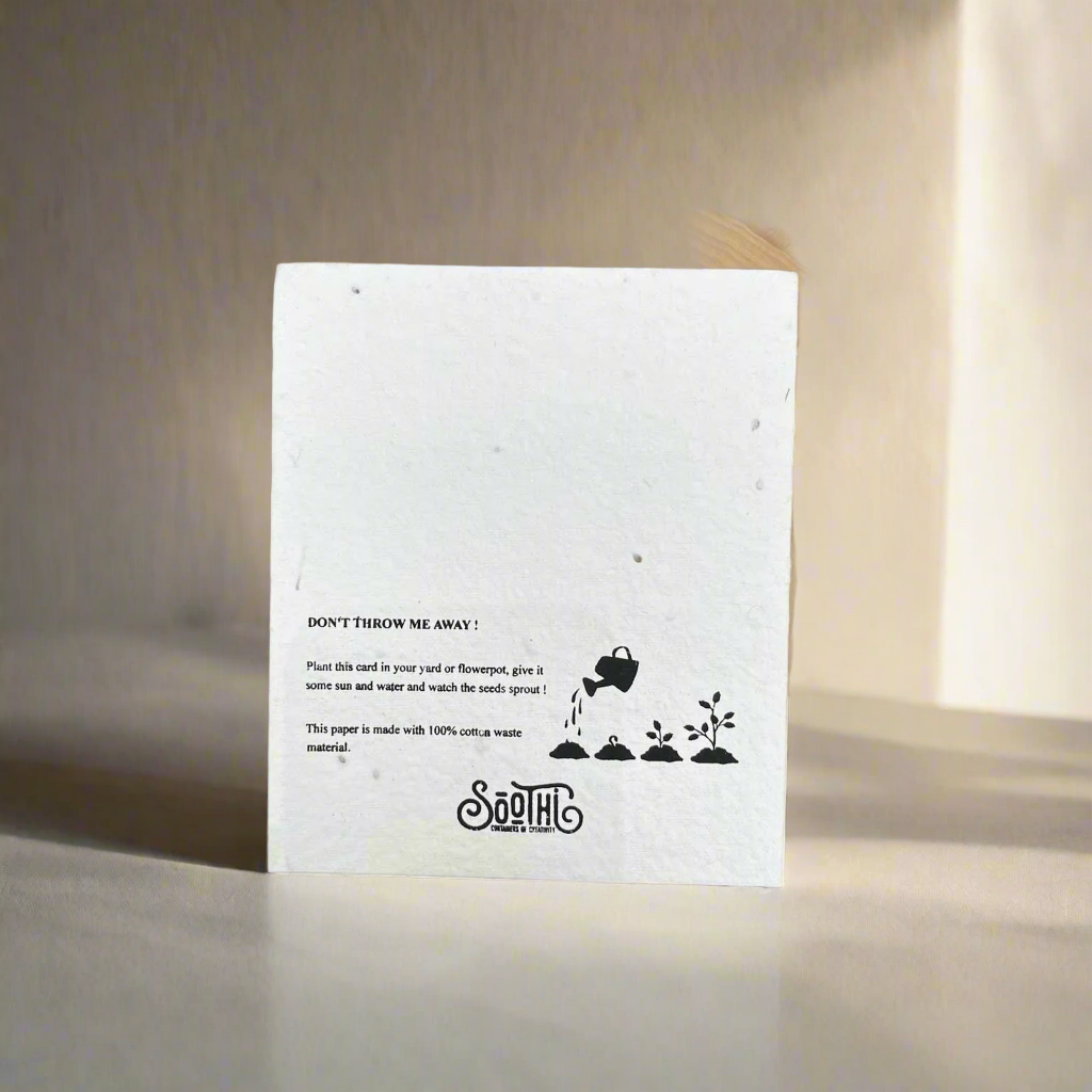Sitting in Silence - Plantable Card