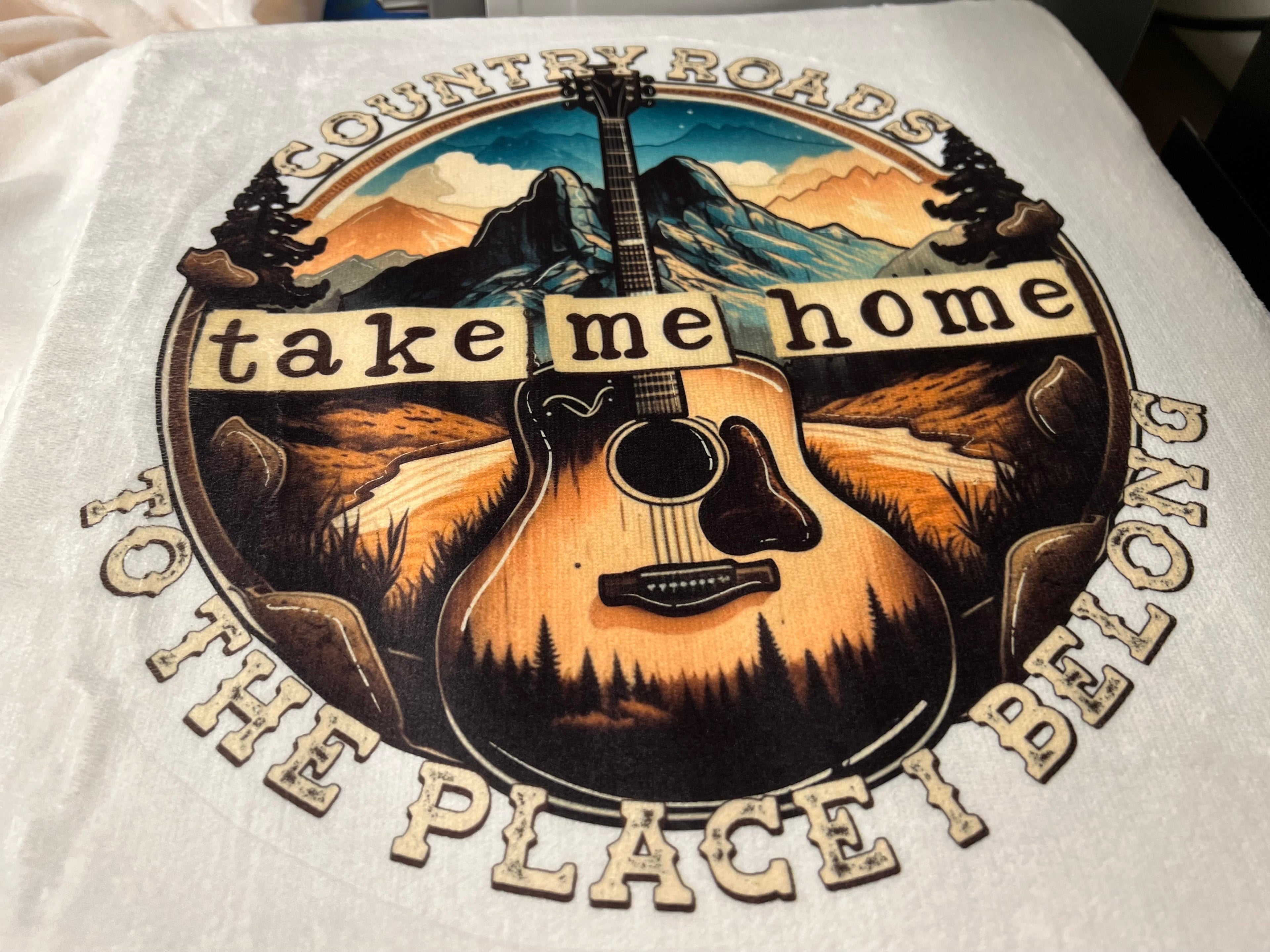Country Roads Take Me Home Blanket