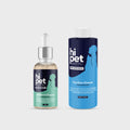 HiPet Dental Care Set, Oral Care Water + Liquid Probiotic, 2-Piece Bundle