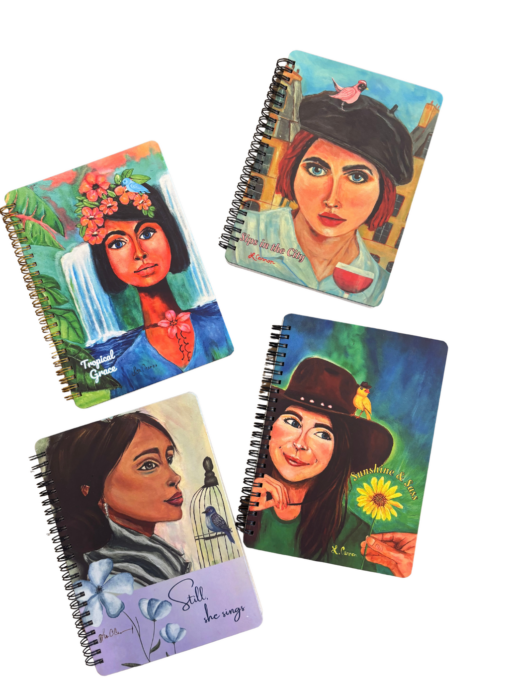 Still She Sings Lined Hardcover Journal for Women - Empowering Notebook