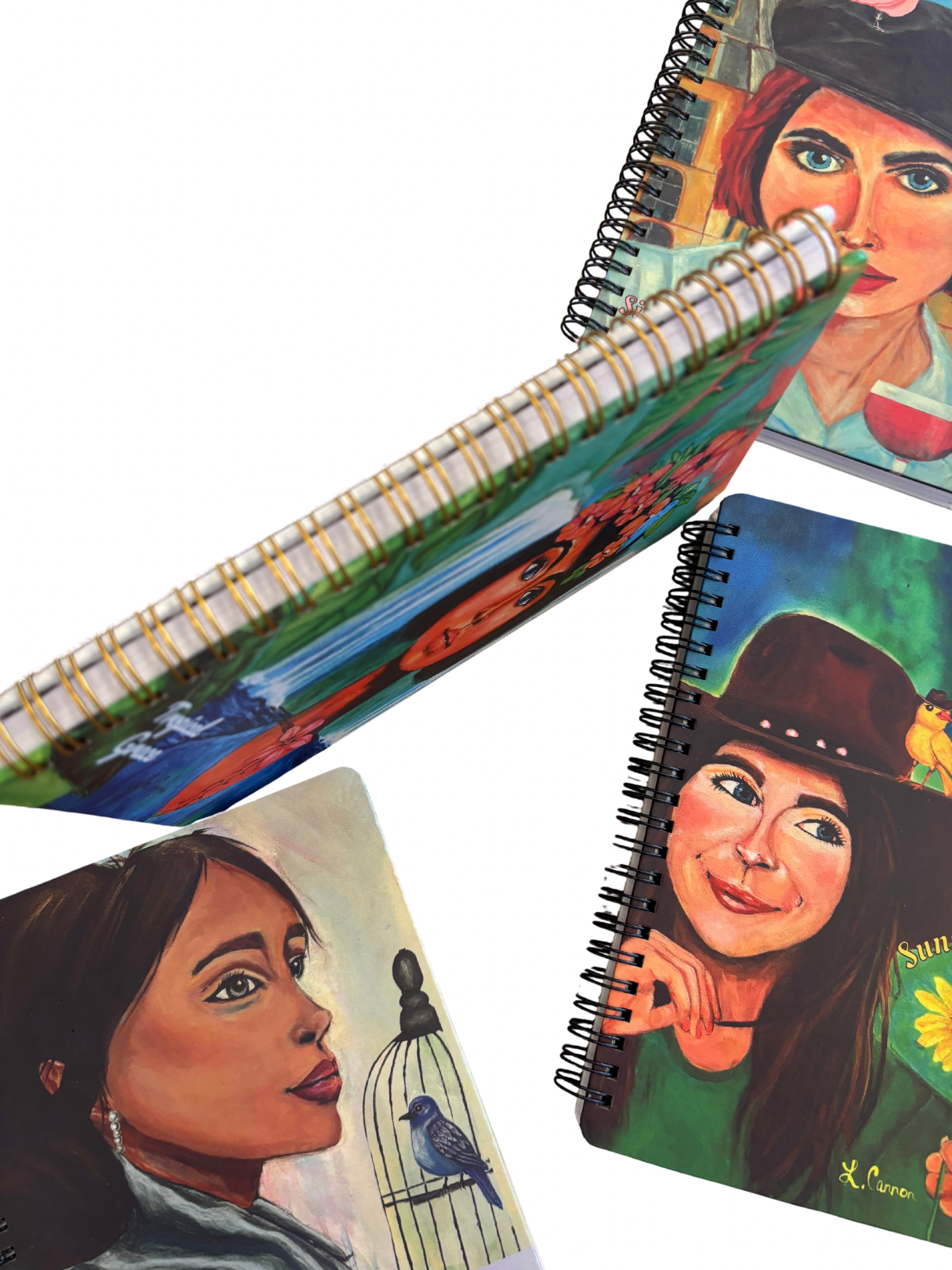 Sunshine & Sass Lined Hardcover Journal for Women - Colorful Notebook