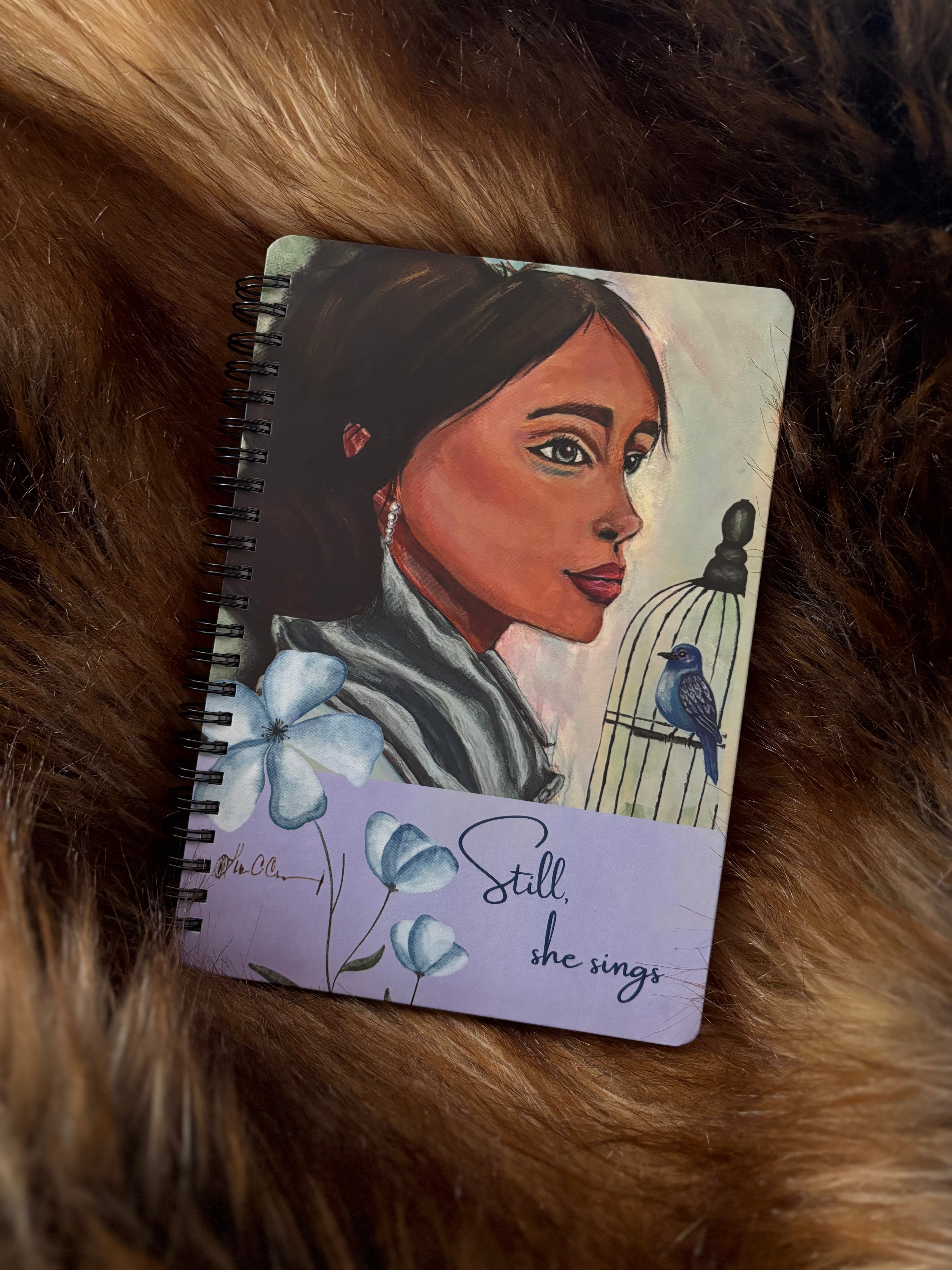 Still She Sings Lined Hardcover Journal for Women - Empowering Notebook
