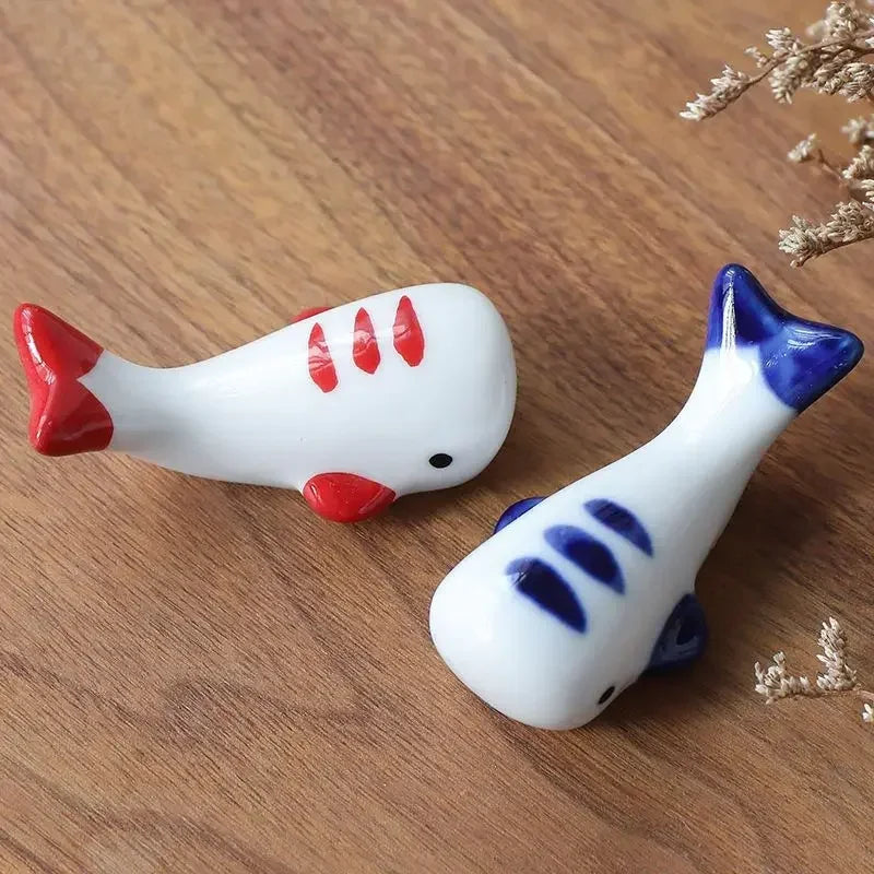 2pcs/Set Chopsticks Pillow Chopstick Rest Home Decoration New Korean Cat Chopsticks Forks Holder Chopsticks Holder Spoon Holder