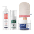 BodyLita Body & Foot Care Routine Set, Anti-Aging Body Wash + Foot Shampoo + Heel Repair Balm Bundle