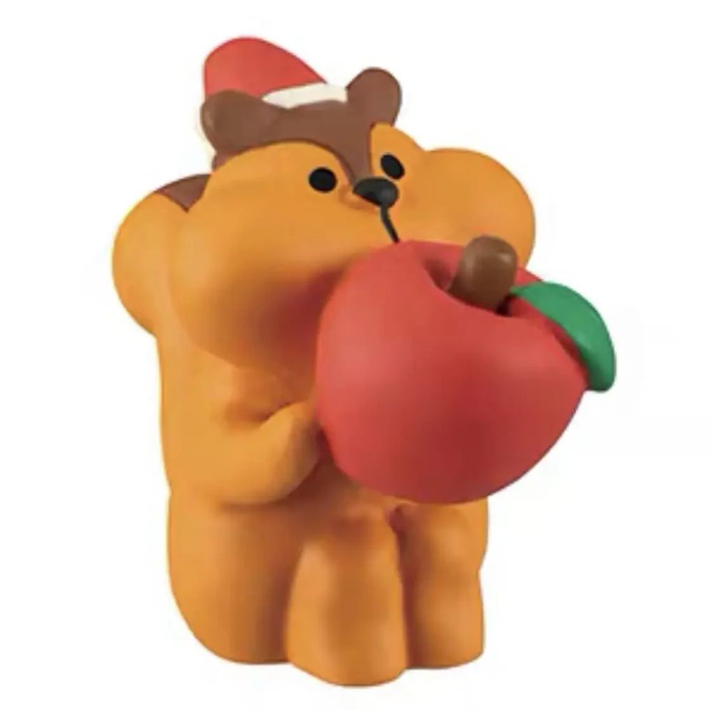 Zakka Figures Christma Janpese Creative Exquisite Matte Christmas Resin Small Decoration Swan Puff Ukulele Sled Sofa Reindeer