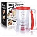 1 Pc Pancake Cupcake Batter Dispenser, Collapsible Batter for Cupcakes, Waffles, Muffin Mixes or Any Baked Goods