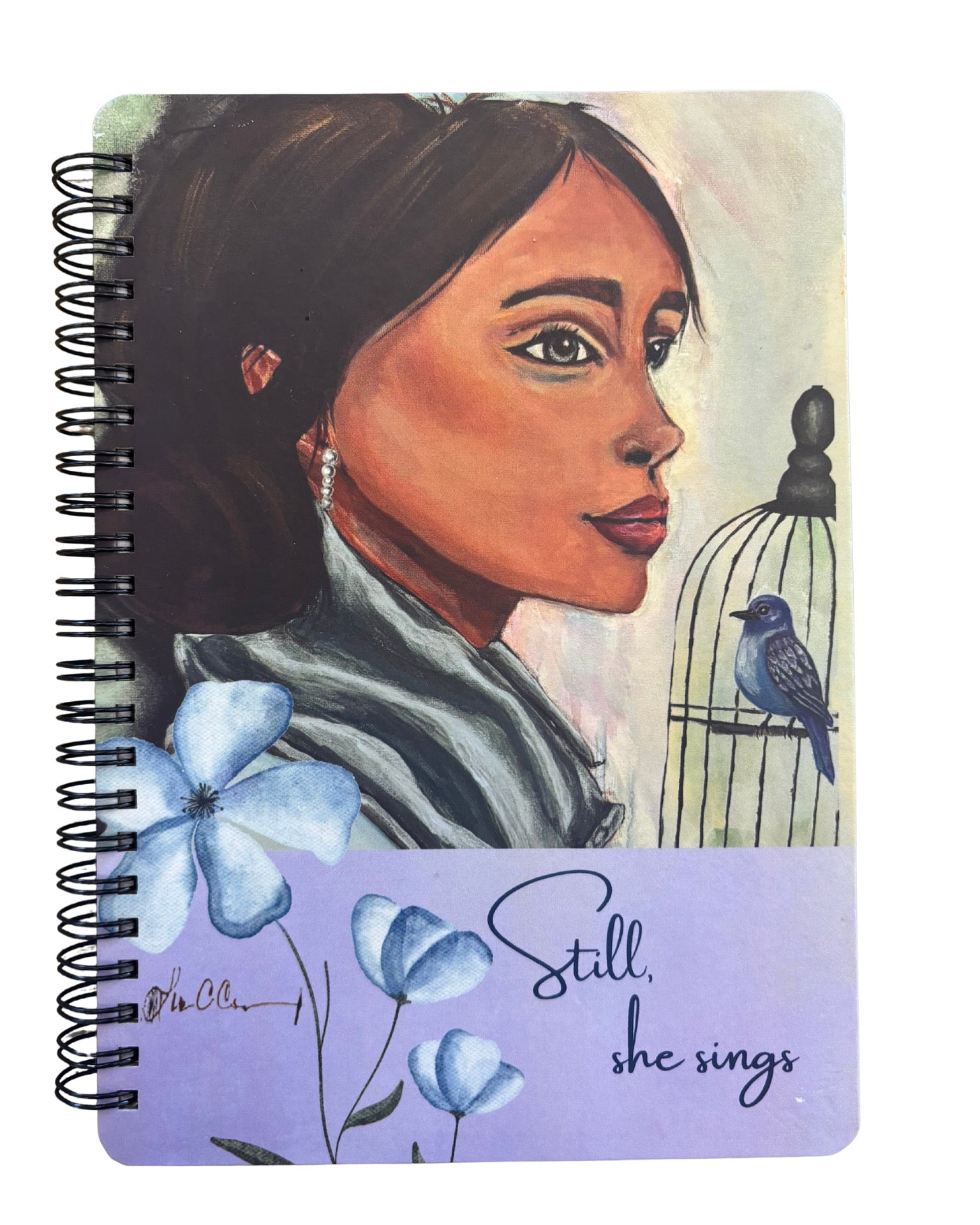 Still She Sings Lined Hardcover Journal for Women - Empowering Notebook