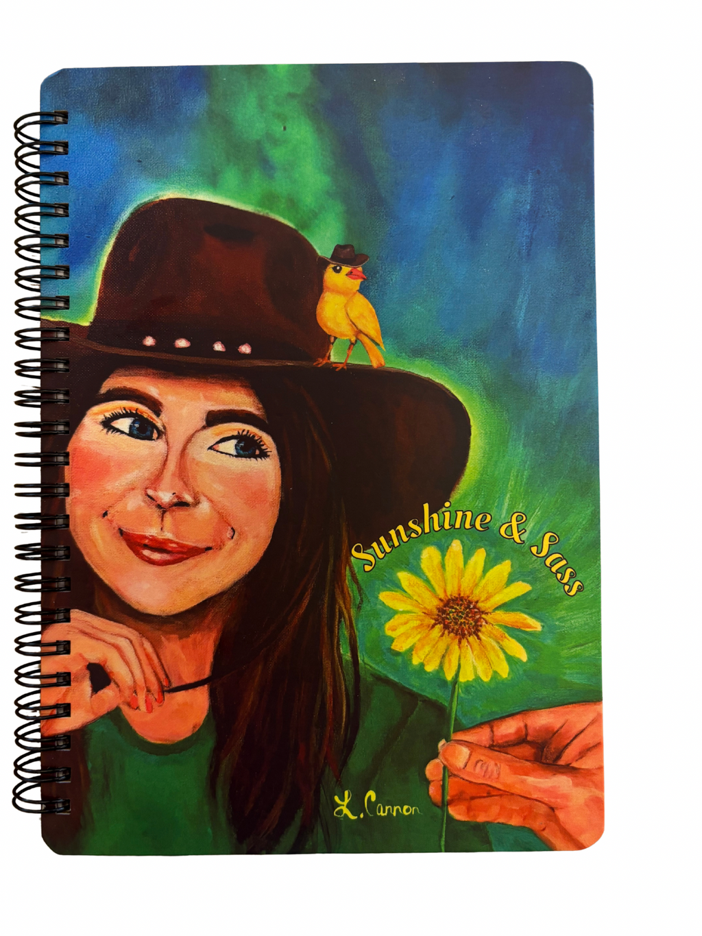 Sunshine & Sass Lined Hardcover Journal for Women - Colorful Notebook
