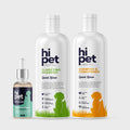 HiPet Anti-Shedding Set for Dogs, Coat Strengthening Bundle