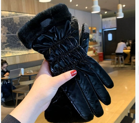 Bear Warm Gloves-Beige-1 pair