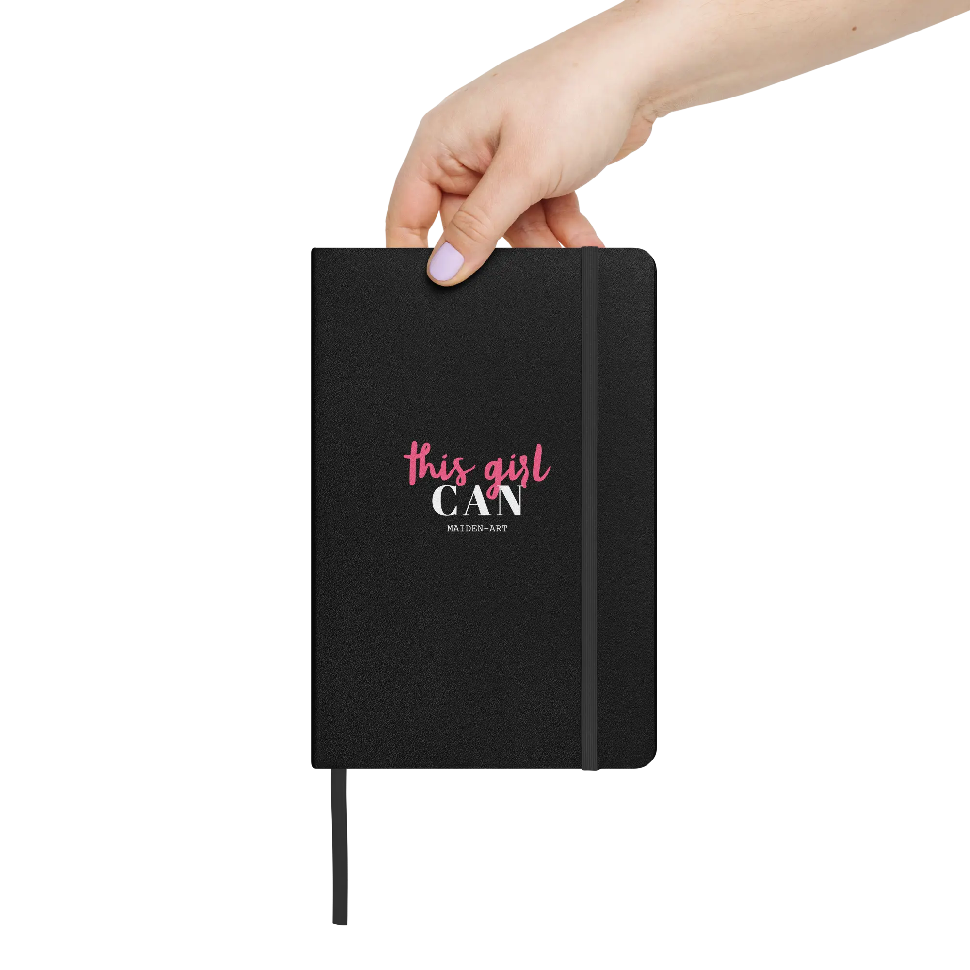 This Girl Can Hardcover bound notebook - JournalBook - stationary