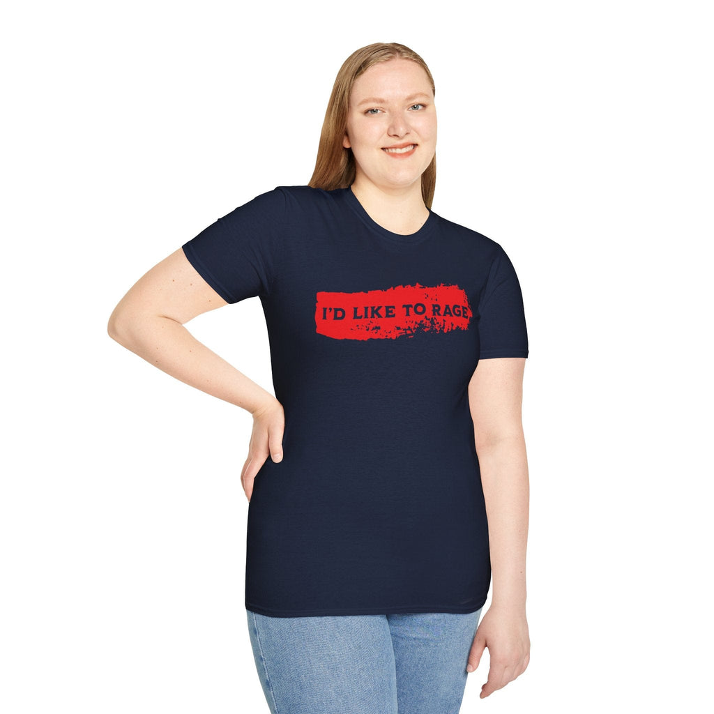 I'd Like to Rage Bloodstain T-Shirt